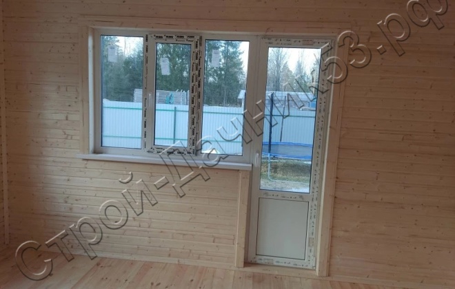 5 Каркасный дом Д-25, 7x6м, 42 М², Ленинградская область, Тихвинский район, деревня Красава (4)